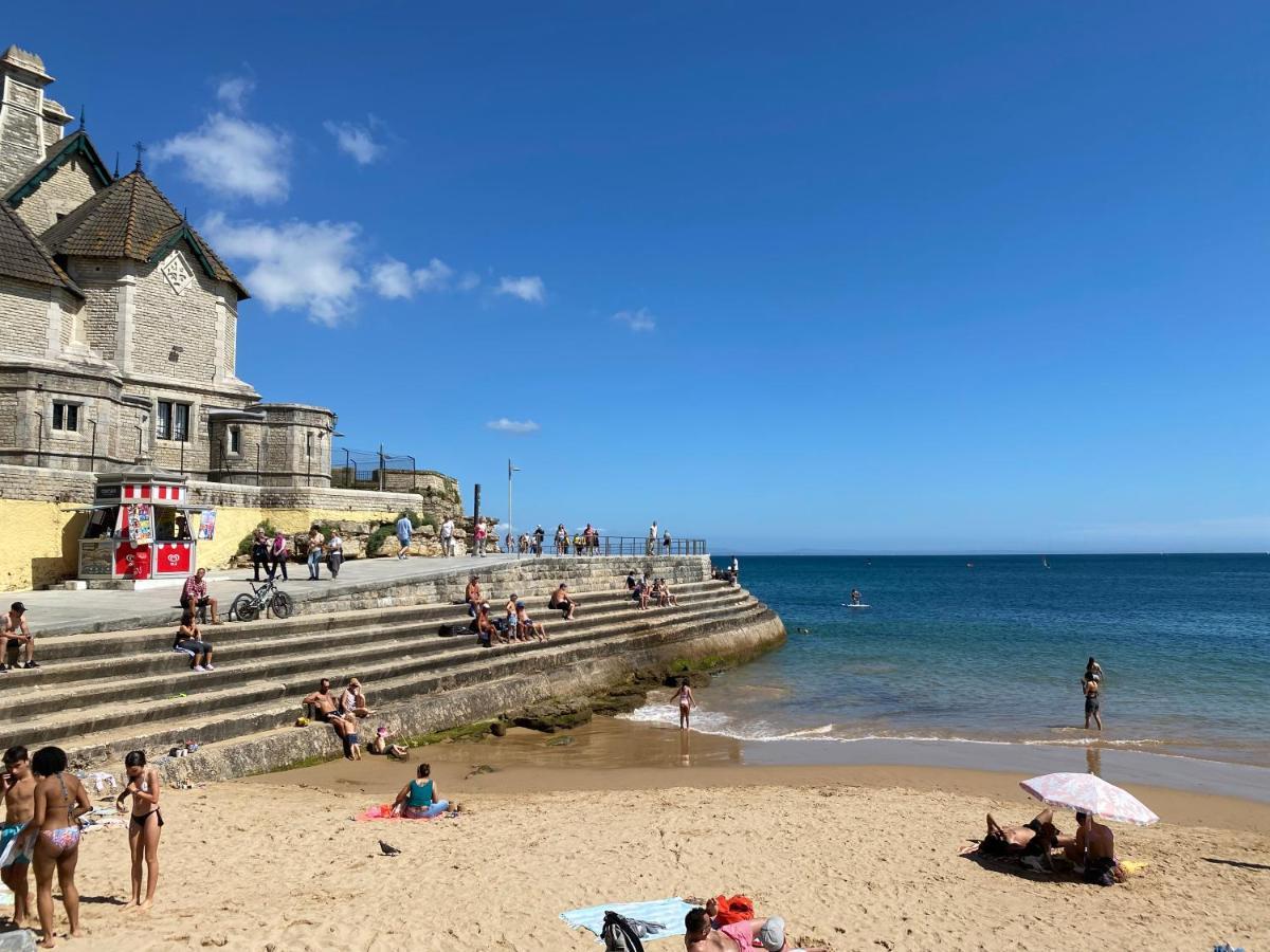 Ferienwohnung Lujoso Ap Con Piscina Frente Al Mar Cascais Exterior foto